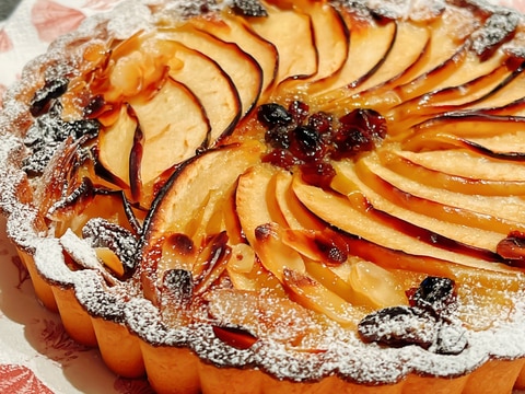 秋のおやつに♫りんごのタルト